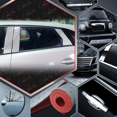 6pcs Stainless Steel Pillar Post Trim<br>16-21 Mazda CX-3