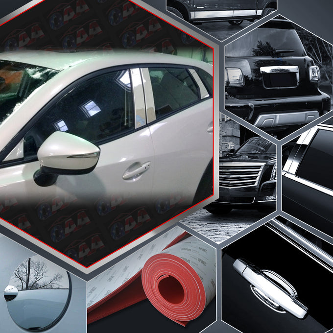 8pcs Stainless Steel Pillar Post Trim<br>16-21 Mazda CX-3