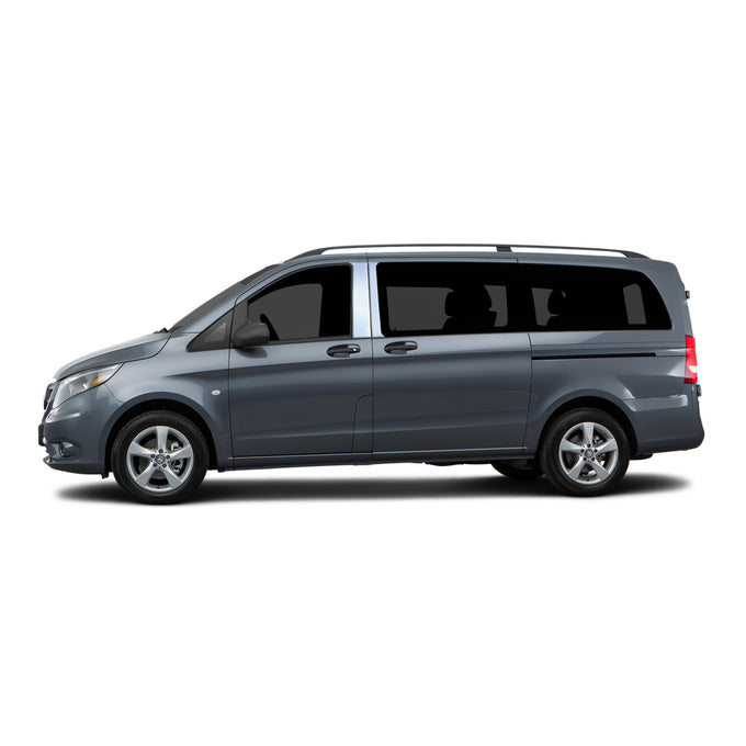 4pcs Stainless Steel Pillar Post Trim<br>16-21 Mercedes Metris