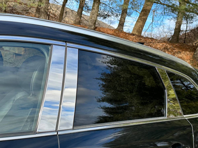 6Pc Stainless Steel Pillar Trim <br>16-23 Mazda CX-9