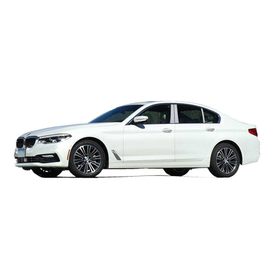 4pcs Stainless Steel Pillar Post Trim<br>17-23 BMW 5-Series Sedan