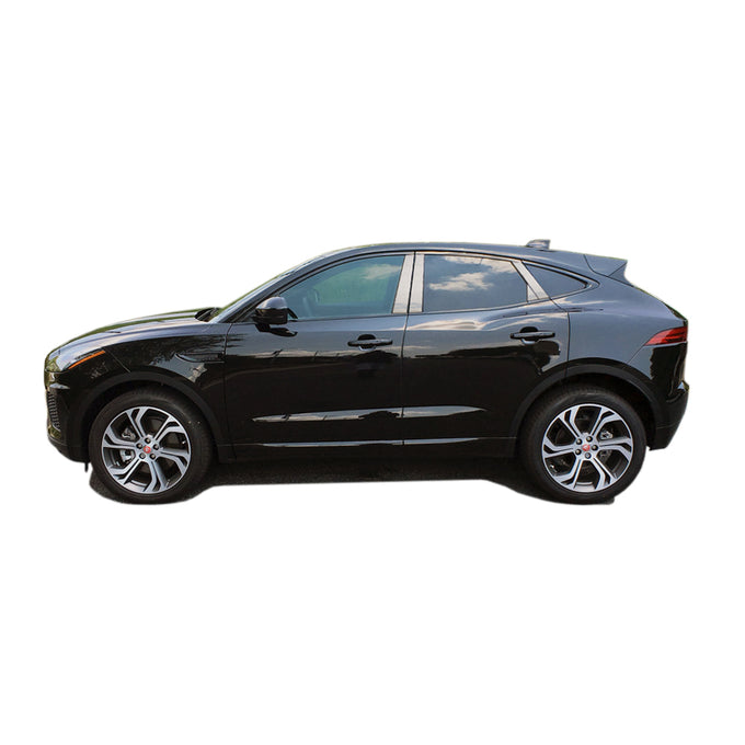 6pcs Stainless Steel Pillar Post Trim<br>18-23 Jaguar E-Pace