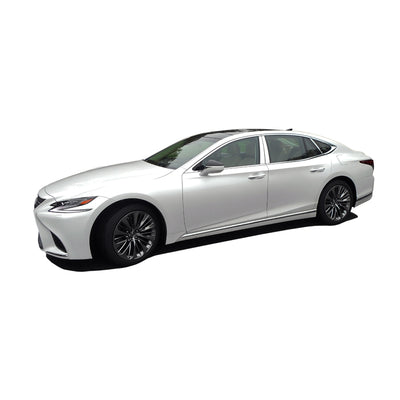 4pcs Stainless Steel Pillar Post Trim<br>18-23 Lexus LS500 Sedan