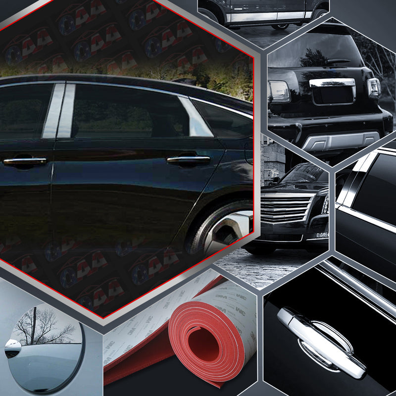 6pcs Stainless Steel Pillar Post Trim<br>18-22 Honda Accord