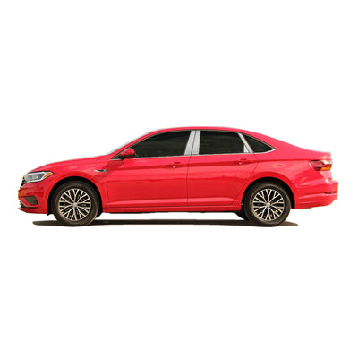 6pcs Stainless Steel Pillar Post Trim<br>18-23 Volkswagen Jetta