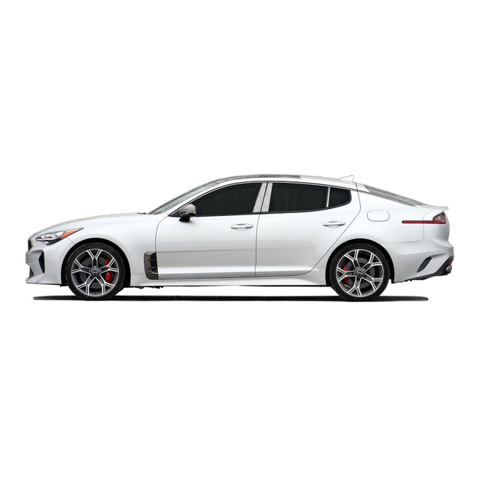 4pcs Stainless Steel Pillar Post Trim<br>18-23 Kia Stinger