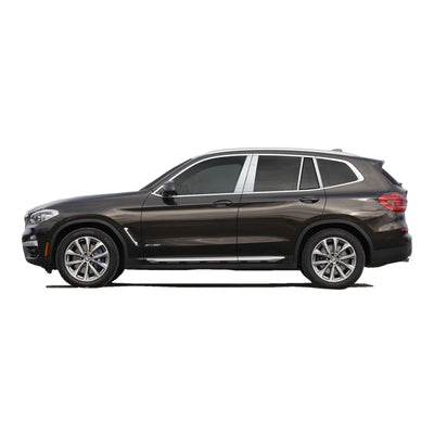 6pcs Stainless Steel Pillar Post Trim<br>18-23 BMW X3