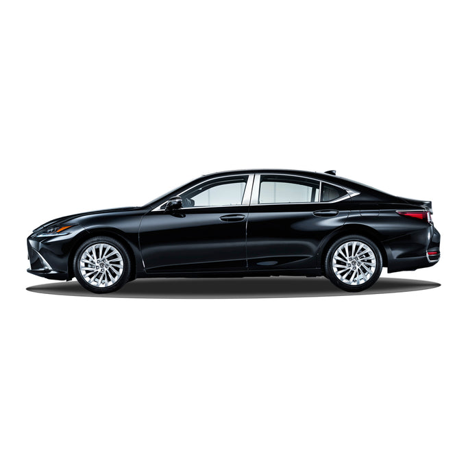 6pcs Stainless Steel Pillar Post Trim<br>19-23 Lexus ES