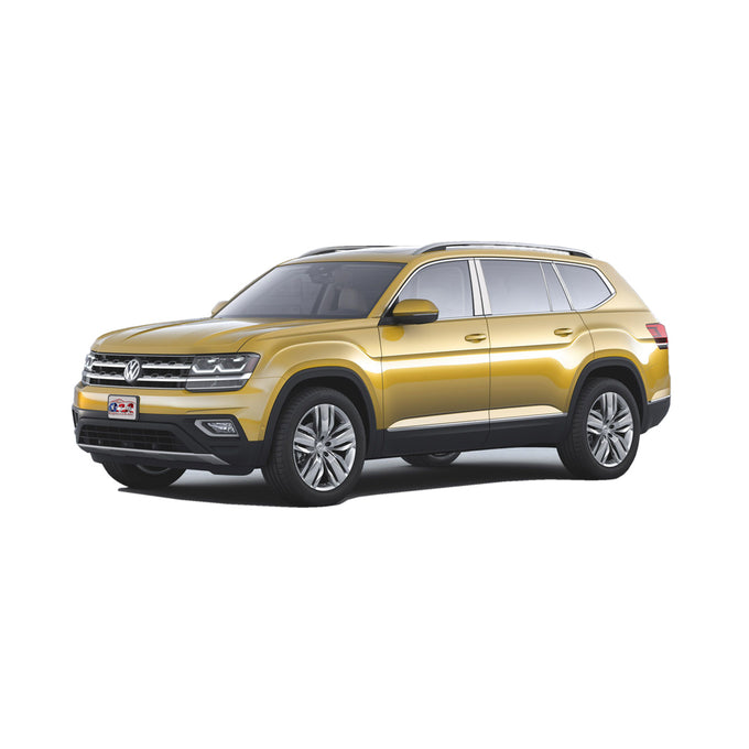 10pcs Stainless Steel Pillar Post Trim<br>18-23 Volkswagen Atlas