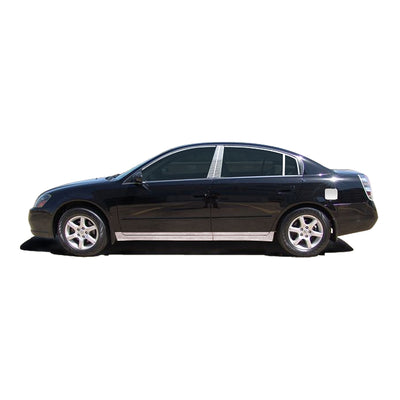 6pcs Stainless Steel Pillar Post Trim<br>02-06 Nissan Altima Sedan