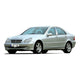 6pcs Stainless Steel Pillar Post Trim<br>01-07 Mercedes C-Class Sedan