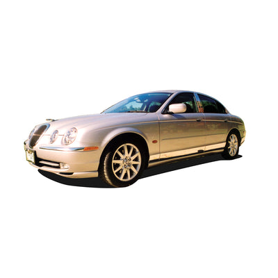 6pcs Stainless Steel Pillar Post Trim<BR>03-08 Jaguar S-Type