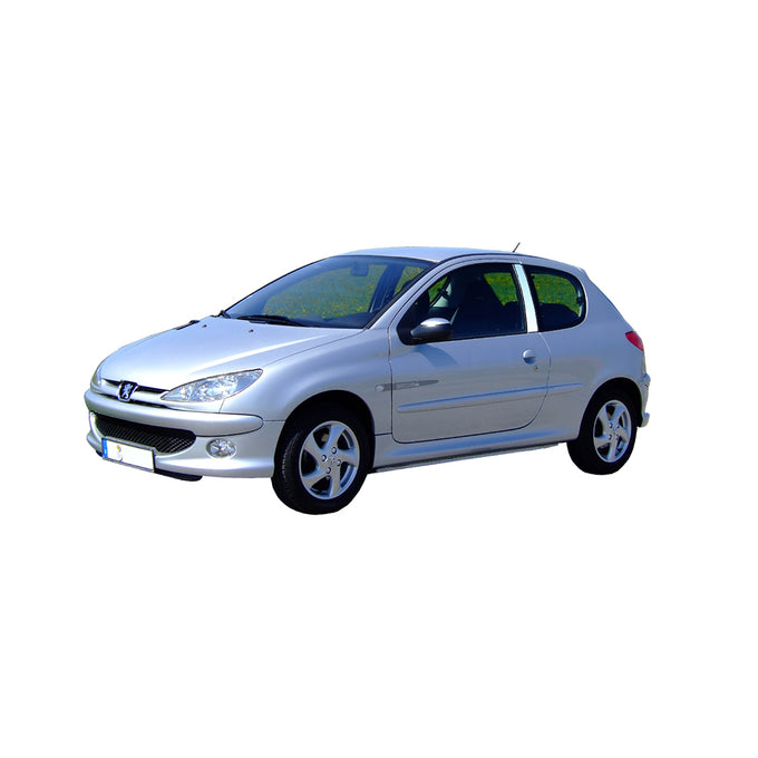 2pcs Stainless Steel Pillar Post Trim<BR>03-09 Peugeot 206