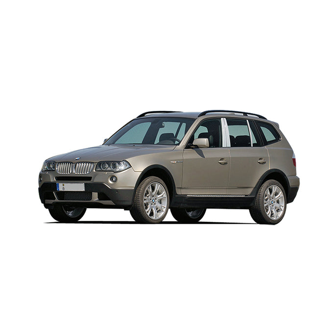 6pcs Stainless Steel Pillar Post Trim<br>04-10 BMW X3