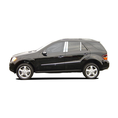 4pcs Stainless Steel Pillar Post Trim<br>06-08 Mercedes ML-Class