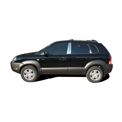 8pcs Stainless Steel Pillar Post Trim<br>05-09 Hyundai Tucson