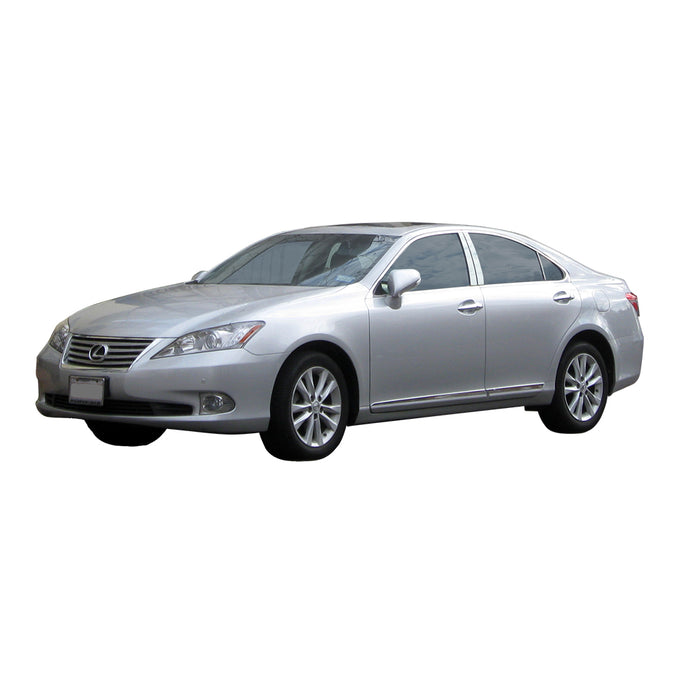 6pcs Stainless Steel Pillar Post Trim<BR>07-12 Lexus ES350