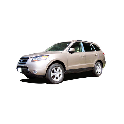 6pcs Stainless Steel Pillar Post Trim<br>07-12 Hyundai Santa Fe