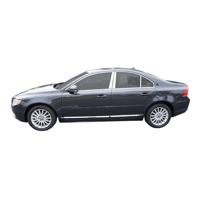 6pcs Stainless Steel Pillar Post Trim<br>07-16 Volvo S80