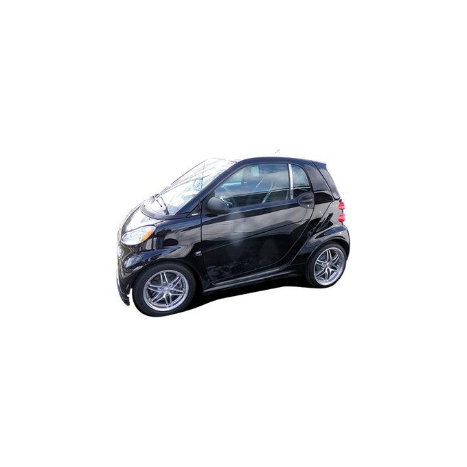 2pcs Stainless Steel Pillar Post Trim<br>08-12 Smart Fortwo