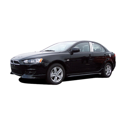 6pcs Stainless Steel Pillar Post Trim<br>08-17 Mitsubishi Lancer Sedan