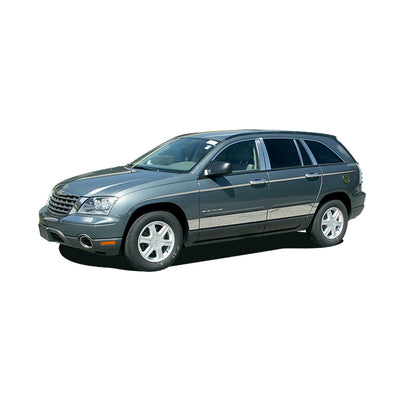4pcs Stainless Steel Pillar Post Trim<br>04-08 Chrysler Pacifica