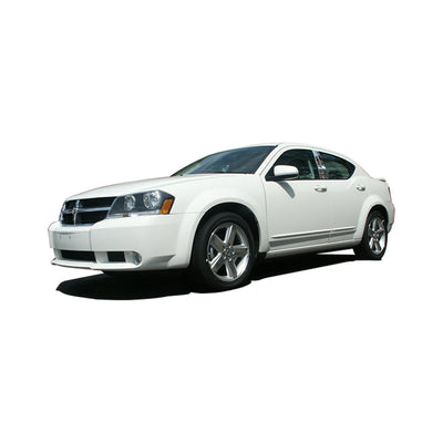 4pcs Stainless Steel Pillar Post Trim<br>08-14 Dodge Avenger
