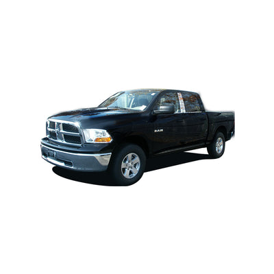 Stainless Steel Pillar Post Trim<br>09-18 Ram 1500, 19-21 Ram 2500 Crew Cab