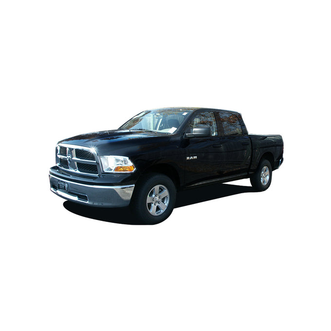 Matte Black Aluminum Pillar Post Trim<br>09-19 Ram 1500 2500 3500 Crew Cab