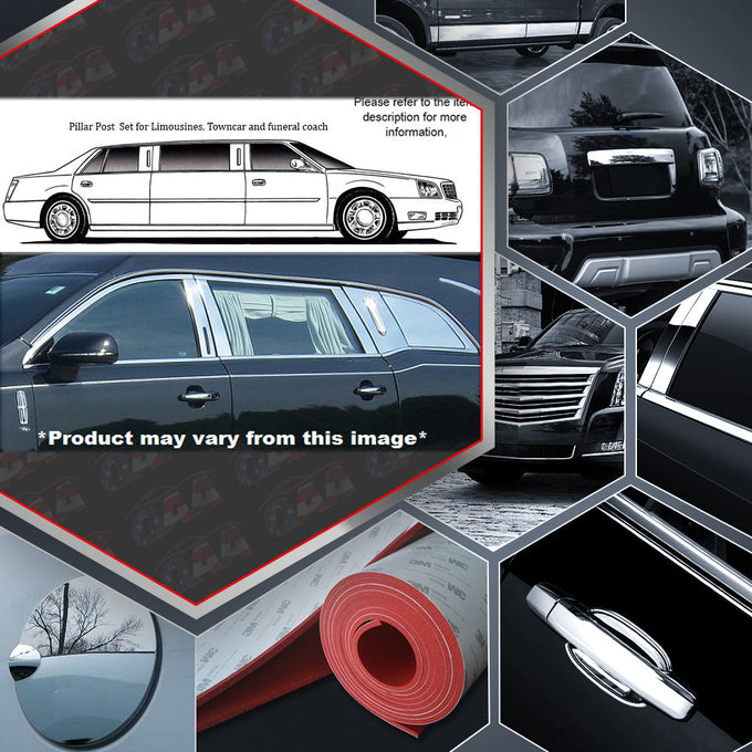 8pcs Stainless Steel Pillar Post Trim<br>10-20 Lincoln MKT