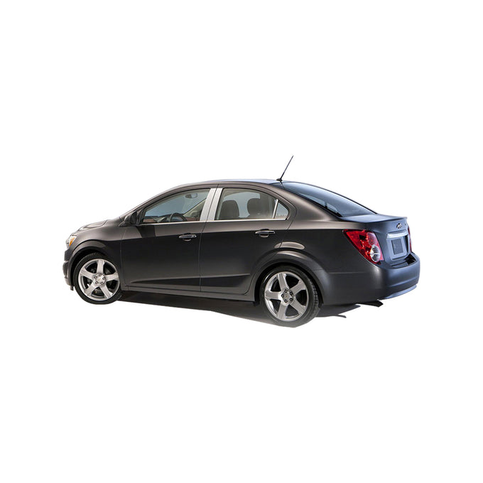 6pcs Stainless Steel Pillar Post Trim<BR>12-20 Chevy Sonic