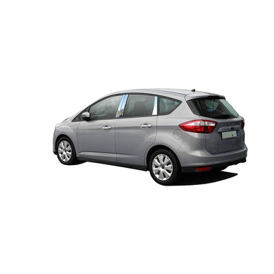 6pcs Stainless Steel Pillar Post Trim<br>13-18 Ford C-Max