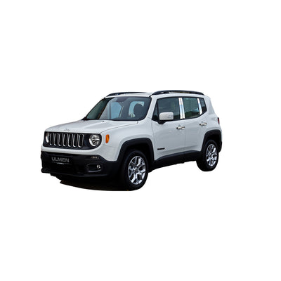 6pcs Stainless Steel Pillar Post Trim<br>15-23 Jeep Renegade