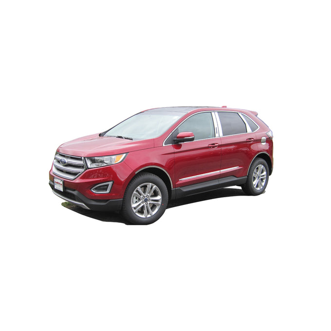 6pcs Stainless Steel Pillar Post Trim<br>15-23 Ford Edge