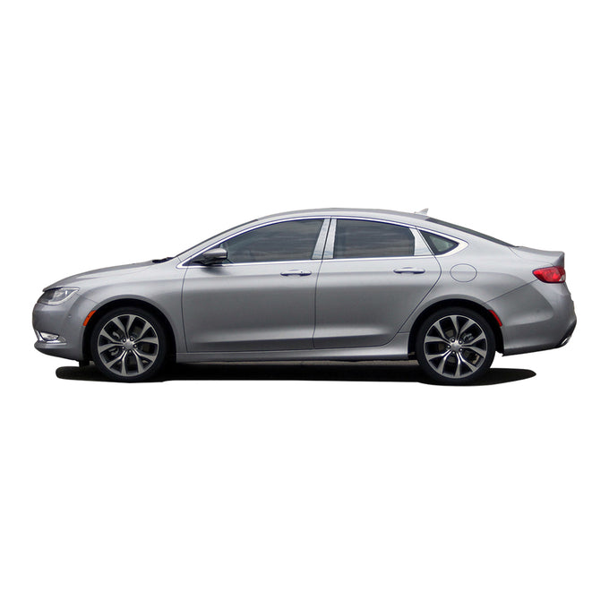 6pcs Stainless Steel Pillar Post Trim<br>15-17 Chrysler 200