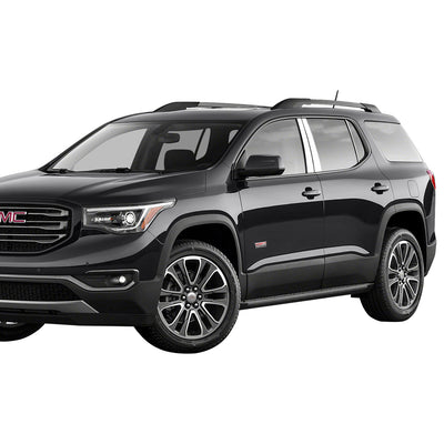 6pcs Stainless Steel Pillar Post Trim <br>17-23 GMC Acadia
