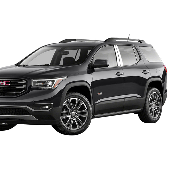 6pcs Stainless Steel Pillar Post Trim <br>17-23 GMC Acadia