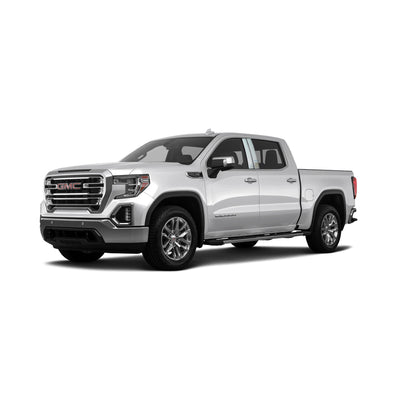 Stainless Steel Pillar Post Trim<br>19-23 Chevrolet Silverado/ GMC Sierra 1500