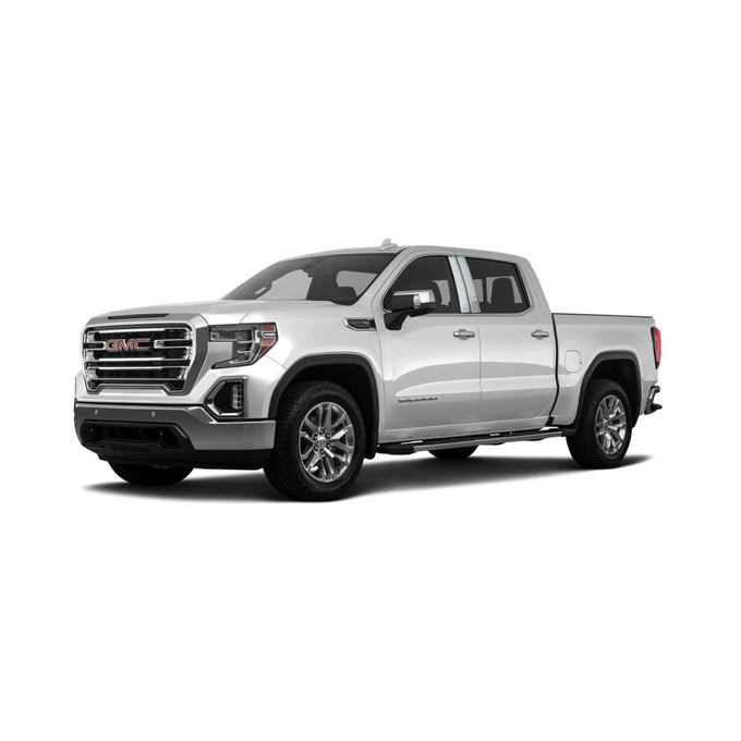 Stainless Steel Pillar Post Trim<br>19-23 Chevrolet Silverado/ GMC Sierra 1500