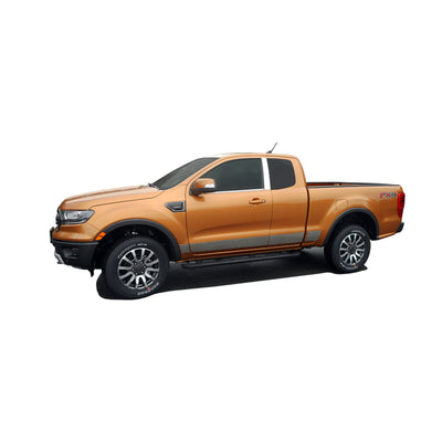 2pcs Stainless Steel Pillar Post Trim<BR>19-23 Ford Ranger