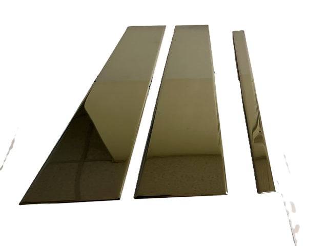 6Pc Stainless Steel Pillar Trim <br>22-24 Jeep Grand Cherokee