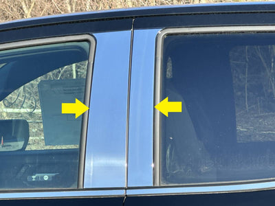 4Pc Stainless Steel Pillar Trim <br>23-24 Chevy Colorado