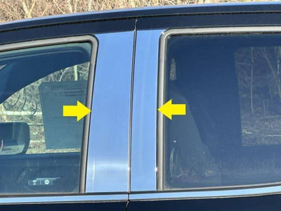 4Pc Stainless Steel Pillar Trim <br>23-24 Chevy Colorado