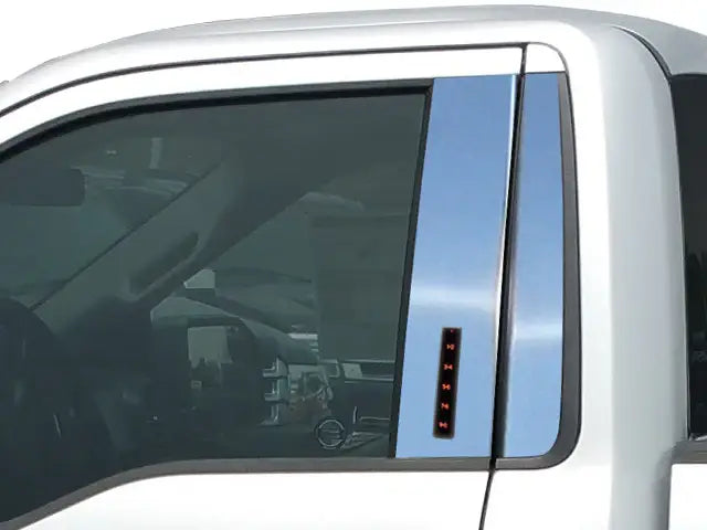 4Pc Stainless Steel Pillar Trim <br>23-24 Ford Super Duty