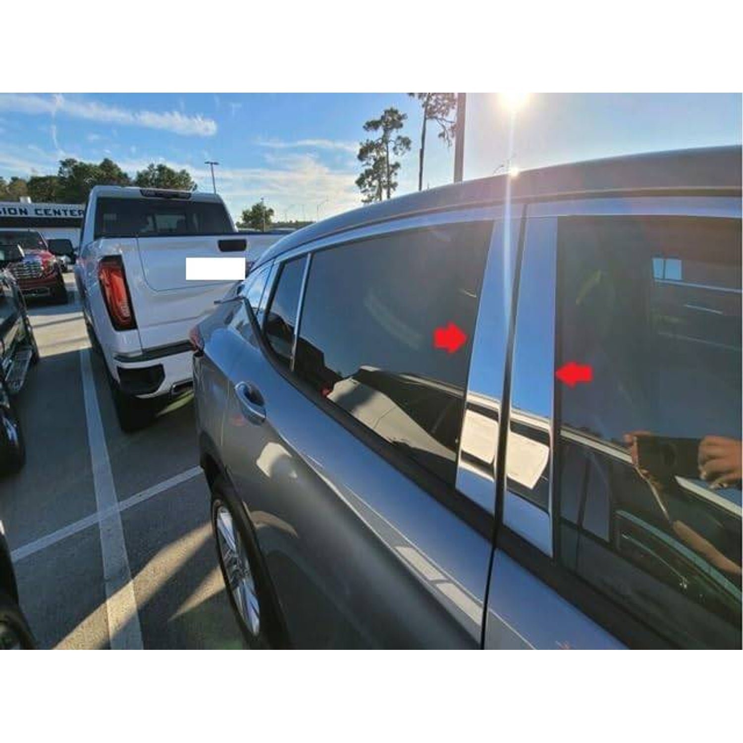 4Pc Stainless Steel Pillar Trim <br>2024 Buick Envista