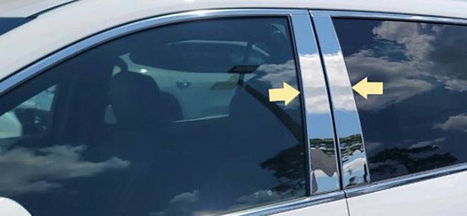 4Pc Stainless Steel Pillar Trim <br>2025 Buick Enclave