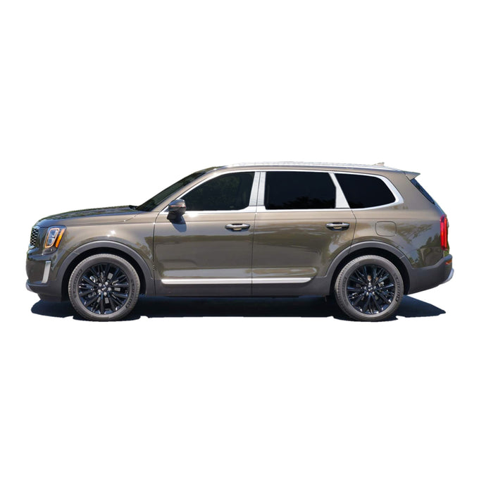 4pcs Stainless Steel Pillar Post Trim<br>20-23 Kia Telluride