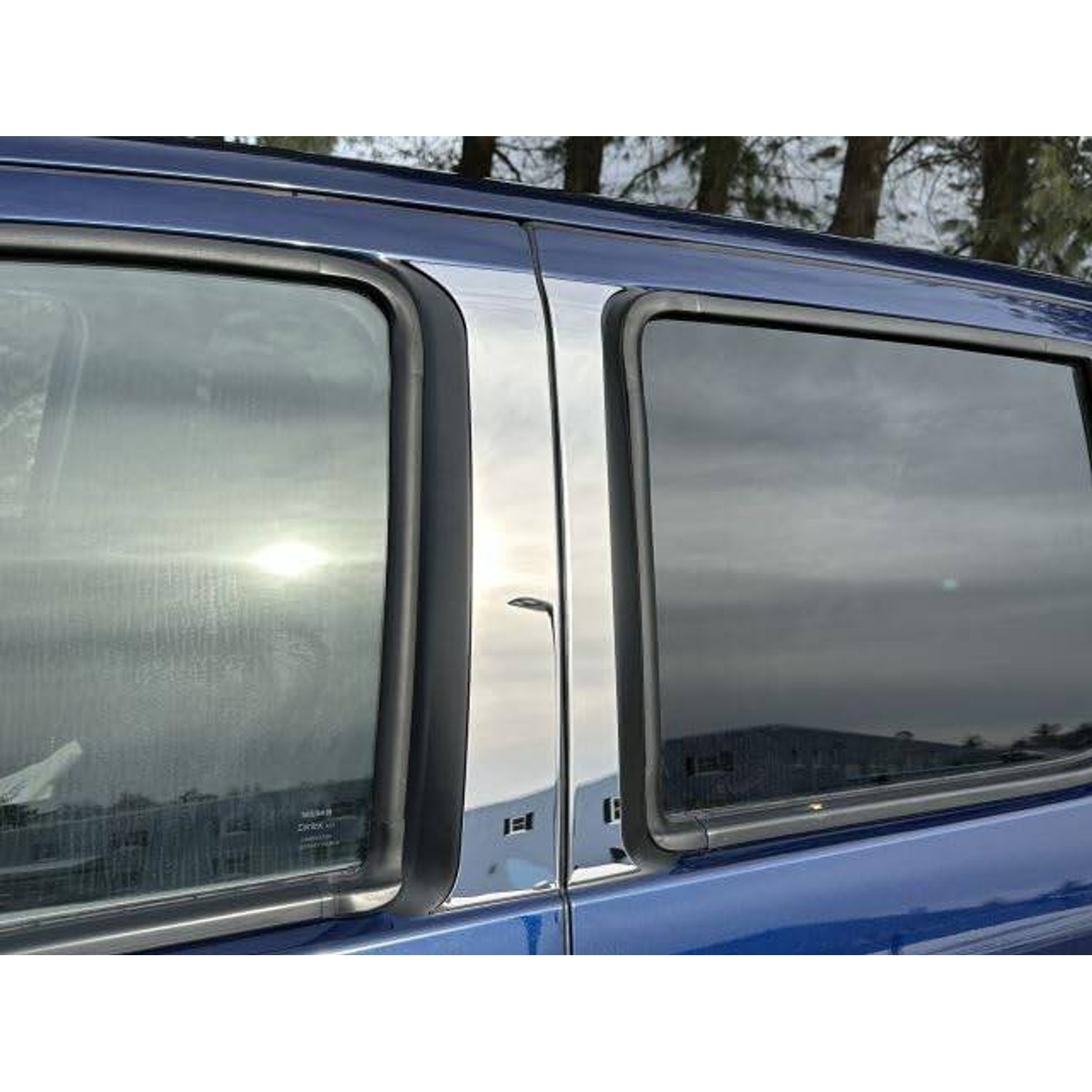 4Pc Stainless Steel Pillar Trim <br>22-24 Nissan Frontier