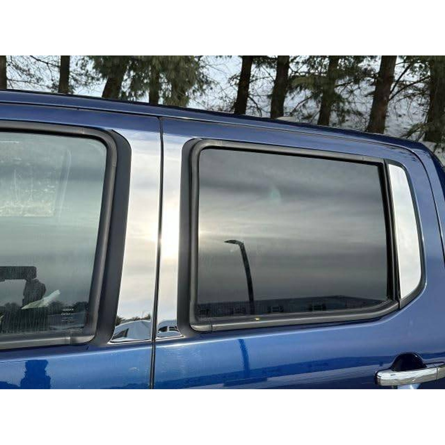 6Pc Stainless Steel Pillar Trim <br>22-24 Nissan Frontier