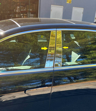 4Pc Stainless Steel Pillar Trim <br>23-25 Genesis G90